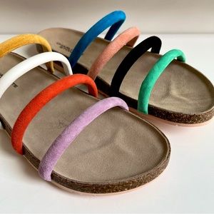 Charlotte Stone Gloria Confetti Sandals (Birkenstock style)